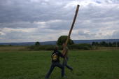 Baumstammwerfen