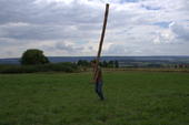Baumstammwerfen