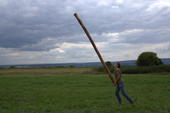 Baumstammwerfen